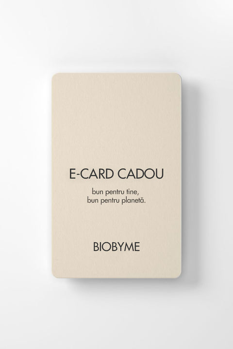 E-Card Cadou BIOBYME