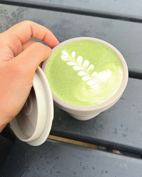 Ceașcă de cafea din sislicon de grad alimentar, reutilizabilă și pliabilă