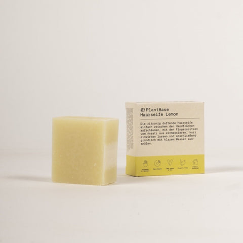 Șampon solid natural pentru păr cu lămâie