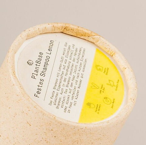 Șampon solid natural pentru păr cu lămâie
