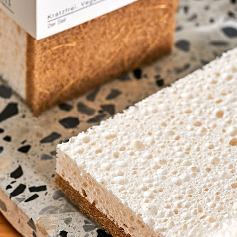 Burete pentru vase din celuloză și cocos (set de 2)