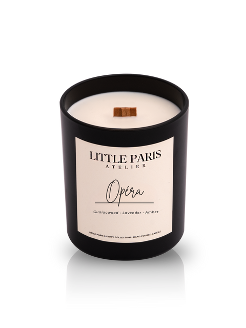 Lumânare parfumată Opéra - Lemn de Guaiac • Lavandă • Ambră