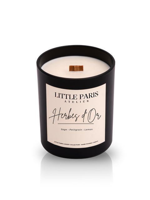 Lumânare parfumată Herbes d'Or - Salvie • Petitgrain • Lamaie