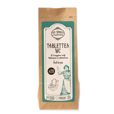 Tablete 100% naturale toaletă x20 – 400 g