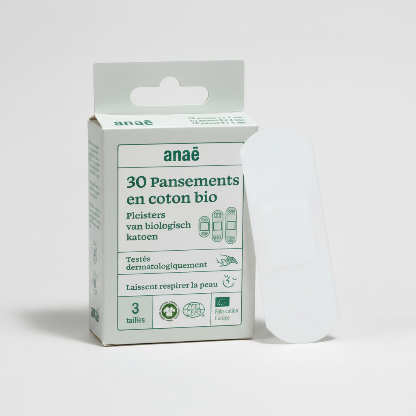 Plasturi din bumbac organic (30 buc.)