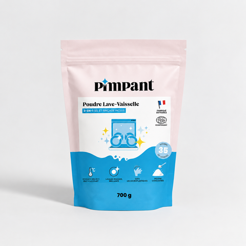 Pudră eco 3-în-1 pentru mașina de spălat vase