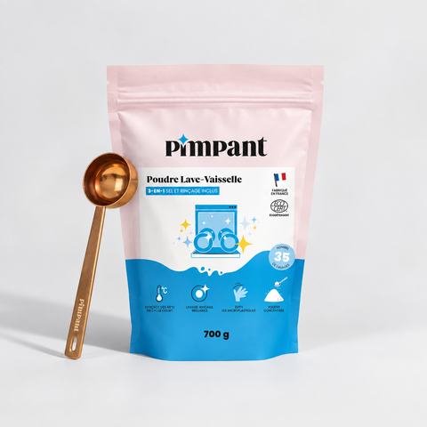Pudră eco 3-în-1 pentru mașina de spălat vase