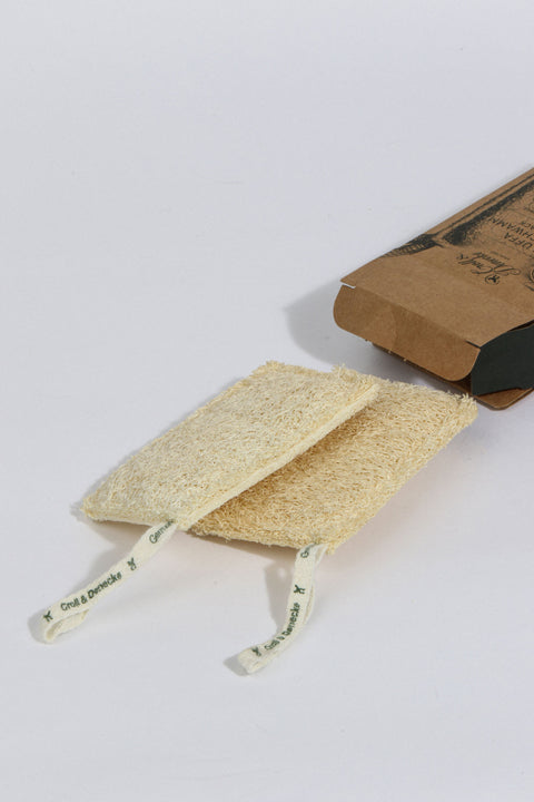Burete de vase natural - 100% luffa (Set 2 buc)