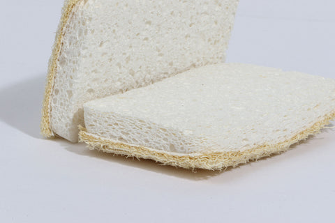 Burete pentru vase din celuloză și fibre de sisal, 100% natural (set 2 buc.)