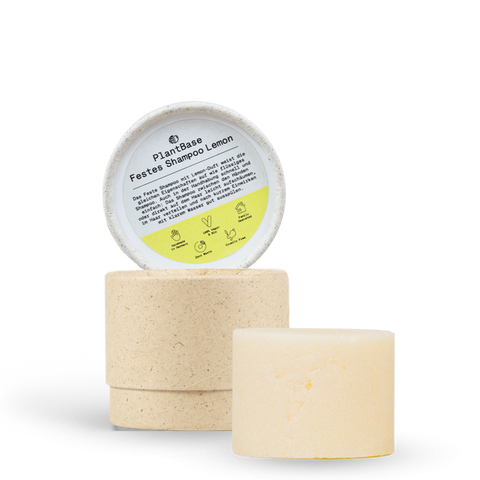 Șampon solid natural pentru păr cu lămâie