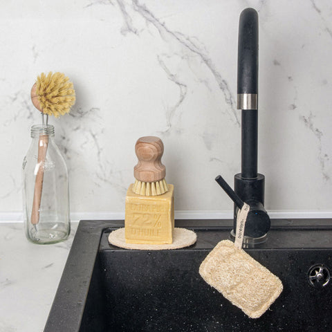 Perie de bucătărie – fag FSC & sisal