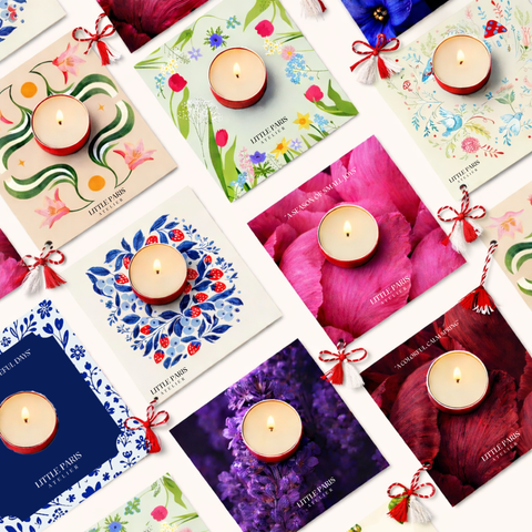 Mărțișor Parfumat - Lumânare Little Paris Atelier