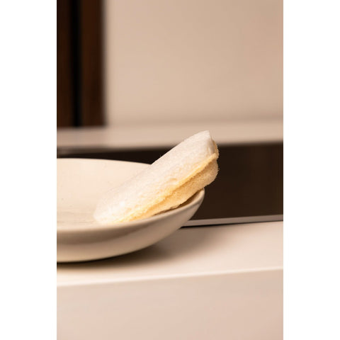 Burete pentru vase din celuloză și fibre de sisal, 100% natural (set 2 buc.)