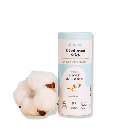 Deodorant solid natural cu miros delicat de Floare de Bumbac