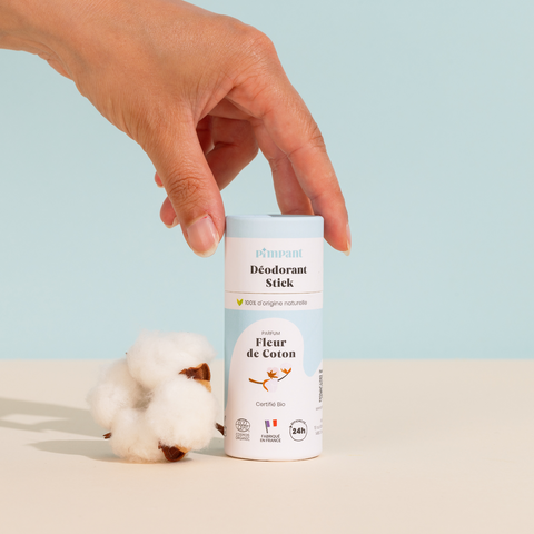 Deodorant solid natural cu miros delicat de Floare de Bumbac