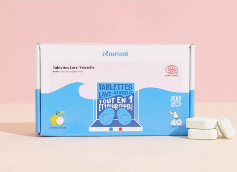 Tablete pentru mașina de spălat vase - 99% ingrediente de origine naturală